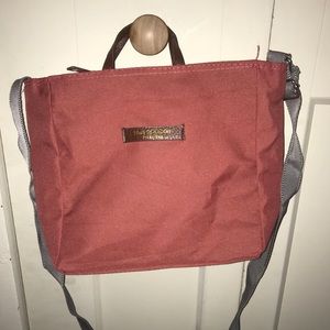 Red shopper bag